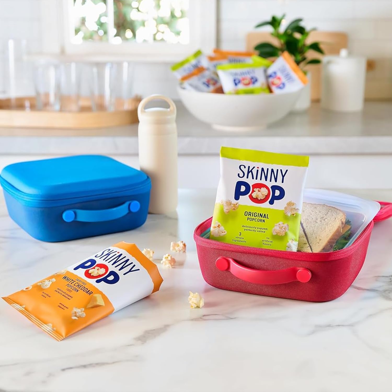 image:imageSKINNYPOP Assorted Gluten Free Popcorn Bags 5 oz 18 CountFamily Favorites Multipack