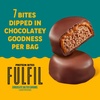 image:imageFULFIL Protein Snack Bites Chocolate Salted Caramel Flavored Gluten Free with 16g Protein per serving 7 Bites per Bag 10 Bags