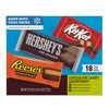 image:imageHERSHEYS KIT KAT amp REESES Milk Chocolate Variety Box 18 ctMilk Chocolate