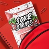image:imageSOUR STRIPS Strawberry Flavored Chewy Candy Bag 34 oz34 Ounce Pack of 3