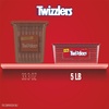 image:imageTWIZZLERS Twists Strawberry Flavored Licorice Style Candy Tub 5 lbStrawberry