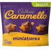 image:imageCADBURY DAIRY MILK CARAMELLO Milk Chocolate Candy Bars 4 oz 14 CtMiniatures pack of 8