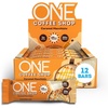 image:imageONE Coffee Shop Caffeinated Protein Bars Caramel Macchiato Gluten Free with 20g Protein and 65mg of Caffeine Energy Pantry Staples 212 oz 12 Count Packaging May Vary