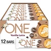 image:imageONE Coffee Shop Caffeinated Protein Bars Vanilla Latte Gluten Free with 20g Protein and 65mg of Caffeine Energy Pantry Staples 212 oz 12 Count Packaging May Vary