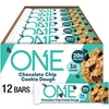 image:imageONE Fruity Cereal Protein Bars 20g Protein Gluten Free Snacks 12 ctChocolate Chip Cookie Dough