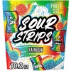 image:imageSOUR STRIPS Rainbow Flavored Chewy Candy Party Bag 102 oz102 oz