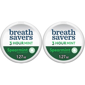 image:imageBREATH SAVERS Spearmint SugarFree Mints Tins 127 oz 8 ctSpearmint
