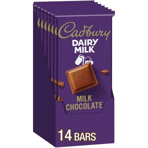 image:imageCADBURY DAIRY MILK Milk Chocolate Candy Bars 35 oz 14 ct35 Ounce Pack of 14