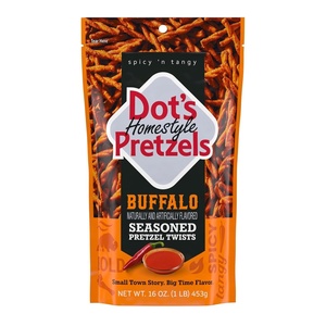 image:imageDOTS Homestyle Pretzels Original Seasoned Pretzel Twists Bag 16 ozBuffalo