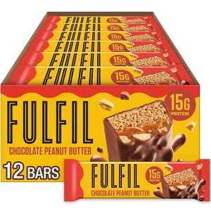 image:imageFULFIL Reeses Peanut Butter Chocolate Protein Bars 15g Protein 12 ctReeses Chocolate Peanut Butter