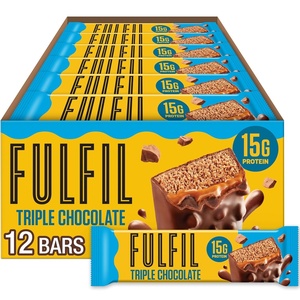 image:imageFULFIL Triple Chocolate Protein Bars 15g Protein Gluten Free 12 ct