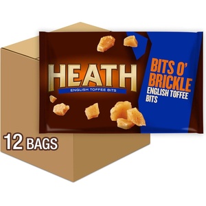 image:imageHEATH BITS O BRICKLE English Toffee Bits Bags 8 oz 12 Count