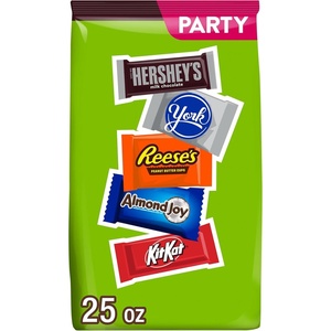 image:imageHERSHEYS Assorted Chocolate Flavored Candy Party Pack 3022 oz 196 Pounds25 Ounce Pack of 8