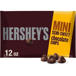 image:imageHERSHEYS Mini Semi Sweet Chocolate Baking Chips Bags 12 oz 12 Count