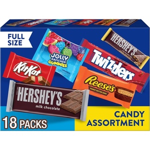 image:imageHershey Assorted Flavored Candy Variety Pack 315 oz 18 Packs315 Ounce Pack of 6