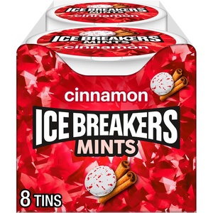 image:imageICE BREAKERS Cinnamon SugarFree Mints Tins 15 oz 8 ct
