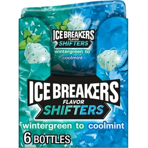 image:imageICE BREAKERS Flavor Shifters Wintergreen to Coolmint Gum 6 Ct1 Count Pack of 6