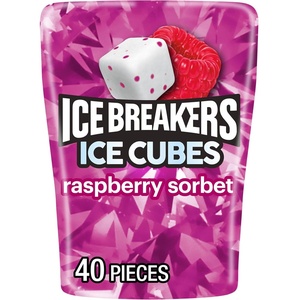 image:imageICE BREAKERS Ice Cubes Raspberry Sorbet Sugar Free Gum 6 CtRaspberry Sorbet