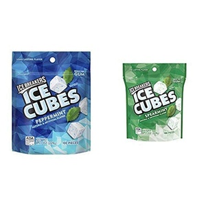 image:imageICE BREAKERS Peppermint SugarFree Gum Pouch 811 oz 100 ctPeppermint  Spearmint