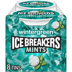 image:imageICE BREAKERS Wintergreen Sugar Free Mints Tins 15 oz 8 CountWintergreen