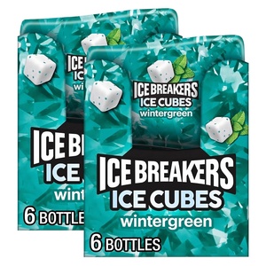image:imageICE BREAKERS Wintergreen SugarFree Gum Bottles 324 oz 6 ct40 Count Pack of 12