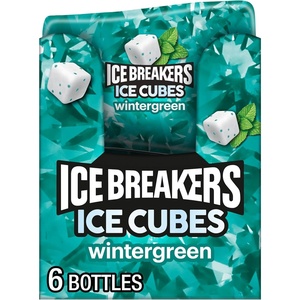 image:imageICE BREAKERS Wintergreen SugarFree Gum Bottles 324 oz 6 ct40 Count Pack of 6