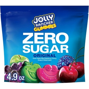 image:imageJOLLY RANCHER Gummies Zero Sugar Assorted Gummy Candy Fruit Pouches 49 oz5oz