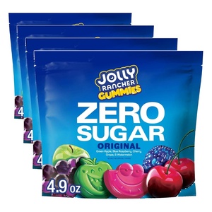 image:imageJOLLY RANCHER Gummies Zero Sugar Assorted Gummy Candy Fruit Pouches 49 oz5oz Pack of 4