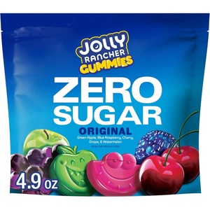 image:imageJOLLY RANCHER Gummies Zero Sugar Assorted Gummy Candy Fruit Pouches 49 oz5oz Pack of 8