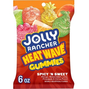 image:imageJOLLY RANCHER Heat Wave Spicy n Sweet Gummies Gummy Candy Bag 6 oz6 Ounce Pack of 1