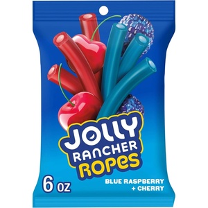 image:imageJOLLY RANCHER Ropes Blue Raspberry amp Cherry Candy Bag 6 oz6 Ounce Pack of 12