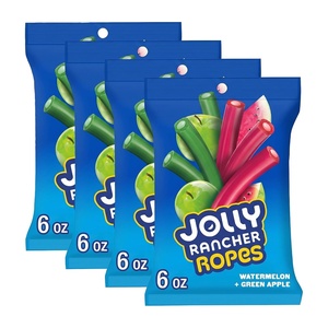 image:imageJOLLY RANCHER Ropes Watermelon amp Green Apple Candy Bag 6 oz6 Ounce Pack of 4