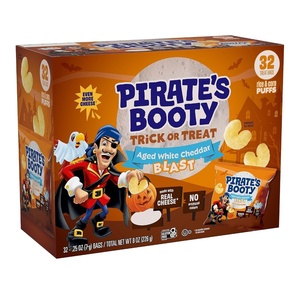 image:imagePIRATES BOOTY Aged White Cheddar Cheese Puffs Bags 5 oz 24 Count025 Ounce Pack of 32
