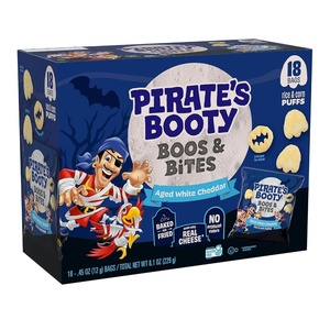 image:imagePIRATES BOOTY Aged White Cheddar Cheese Puffs Bags 5 oz 24 Count045 Ounce Pack of 18
