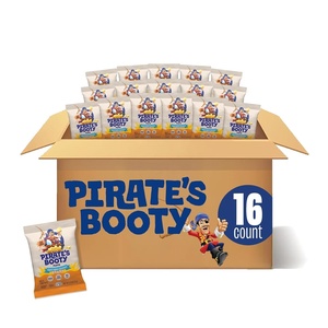 image:imagePirates Booty Cheddar Blast Cheese Puffs GlutenFree Kids Snacks 075oz 16ctCheddar Blast