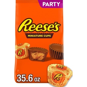 image:imageREESES Miniatures Milk Chocolate Peanut Butter Cups Candy Party Pack 356 oz356 Ounce Pack of 9