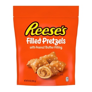 image:imageReeses Filled Pretzels Peanut Butter Pretzel Nuggets Crunchy Ready to Eat Sweet and Salty Snack 9oz Resealable BagPeanutButter