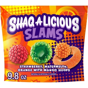 image:imageSHAQALICIOUS SLAMS Assorted Fruit Flavored Chewy Candy Bag 98 oz98 oz bag