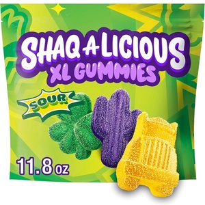 image:imageSHAQALICIOUS XL Gummies Original Flavor Chewy Candy Bag 118 ozSour Gummies