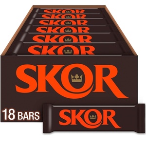 image:imageSKOR Crisp Butter Toffee Chocolate Candy Bars 14 oz 18 ct