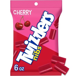 image:imageTWIZZLERS NIBS Cherry Flavored Licorice Style Chewy Candy Bags 6 oz 12 CtCherry