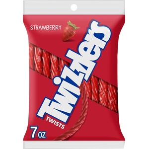 image:imageTWIZZLERS Twists Strawberry Flavored Chewy Candy Bag 7 oz
