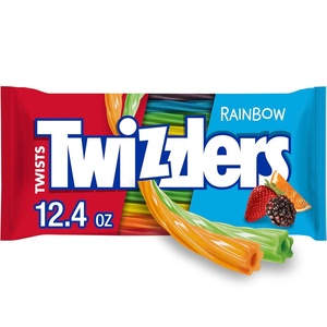 image:imageTWIZZLERS Twists Strawberry Licorice Style Candy Packs 25 oz 18 ct124 Ounce Pack of 6