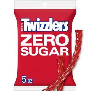 image:imageTWIZZLERS Zero Sugar Strawberry Twists Candy Bags 5 oz 12 CtStrawberry