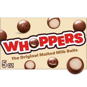 image:imageWHOPPERS Malted Milk Balls Candy Boxes 5 oz 12 ctMilk Chocolate