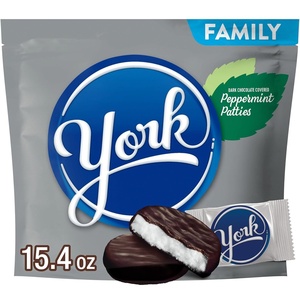 image:imageYORK Dark Chocolate Peppermint Patties Candy Family Pack 154 oz154 Ounce Pack of 1