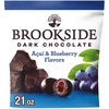 image:imageBROOKSIDE Dark Chocolate Acai and Blueberry Flavored Chocolate Bag 21 oz21 Ounce Pack of 1