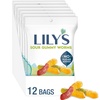 image:imageLILYS No Sugar Added Sour Gummy Worms Candy Bags 18 oz 12 CtSour